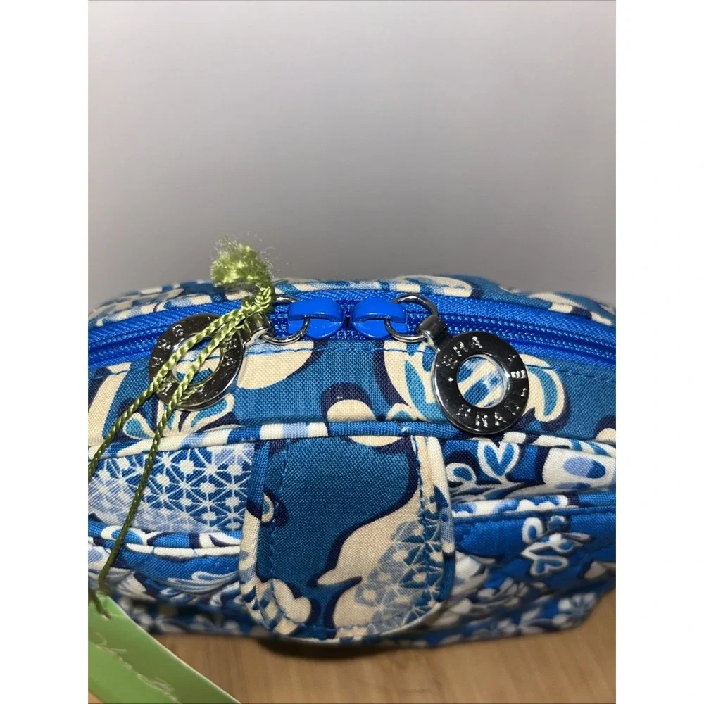 Vera‎ Bradley Blue Lagoon Pocket Cosmetic Bag NEW